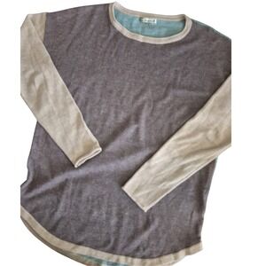 Smartwool S Colorblock Merino Wool Blend Long Sleeve Sweater Hiking Gorpcore